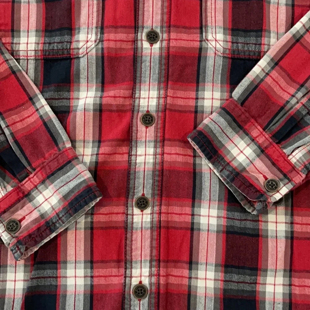 Red Head Brand Men's Long Sleeve Flannel shirt size L - Picture 4 of 10